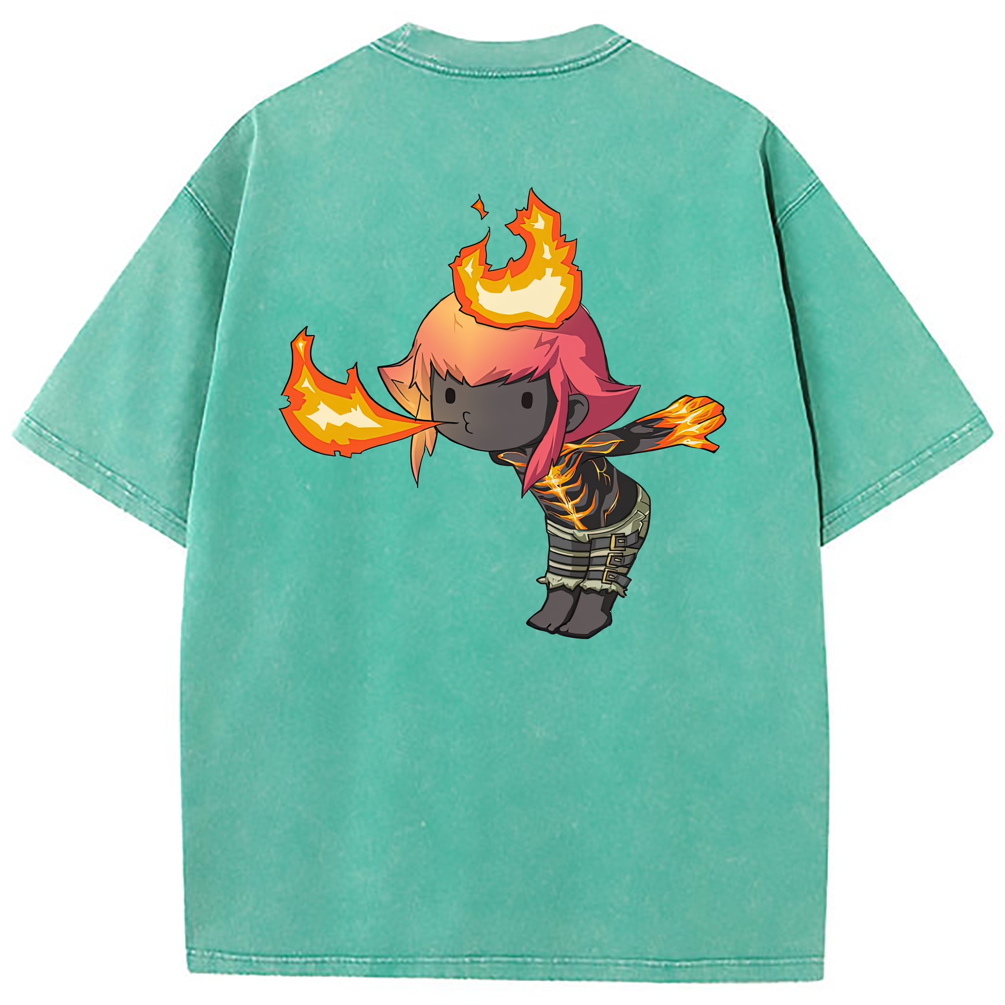 （画像用） リーグ・オブ・レジェンド League of Legends LOL 綿100% ヴィンテージ風 半袖Tシャツ（背面プリント）